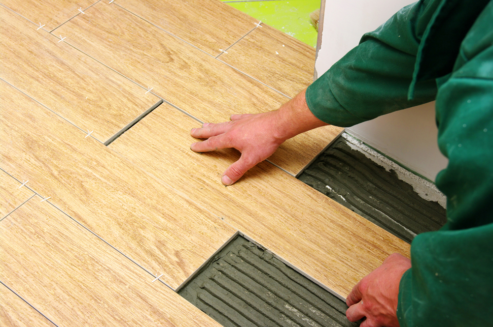 installing wood look floor